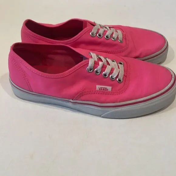 Vans‎ Men’s 6.5/Women’s 8 Hot Pink Low Rise Sneakers - Picture 4 of 8